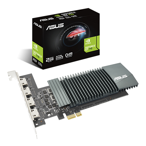 Аsus GT 710/ 2GB/  GDDR5/ 64bit/ 4xHDMI (GT710-4H-SL-2GD5)